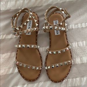 Steve Madden Travel Tan Sandals